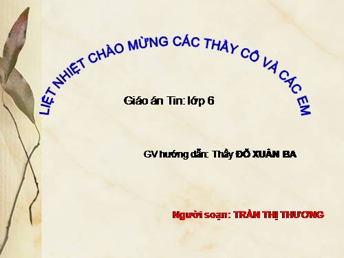 Bài 14. Soạn thảo văn bản đơn giản