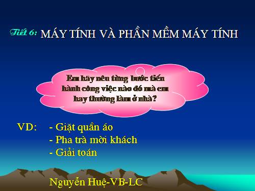 Bài 4. Máy tính và phần mềm máy tính