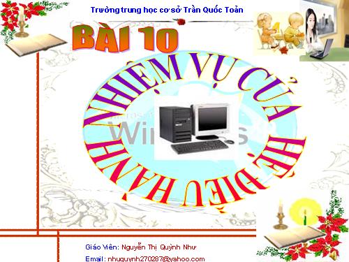 Bài 10. Hệ điều hành làm những việc gì?