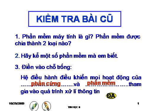 Bài 10. Hệ điều hành làm những việc gì?