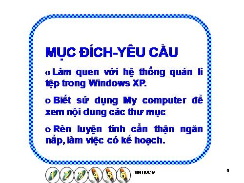 Bài thực hành 3. Các thao tác với thư mục