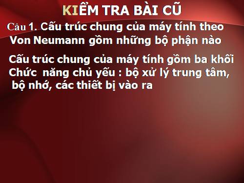 Bài 9. Vì sao cần có hệ điều hành?