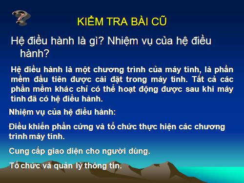 Bài 11. Tổ chức thông tin trong máy tính