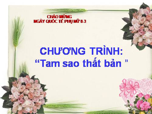 trò chơi tam sao thất bản