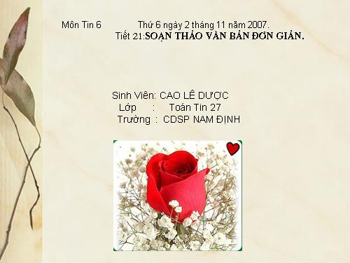 Bài 14. Soạn thảo văn bản đơn giản