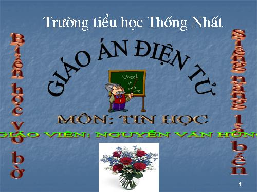 Giáo án tin học