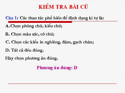 Bài 17. Định dạng đoạn văn bản