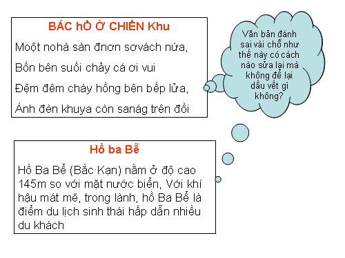 Bài 15. Chỉnh sửa văn bản