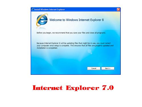 Internet Explorer 7.0