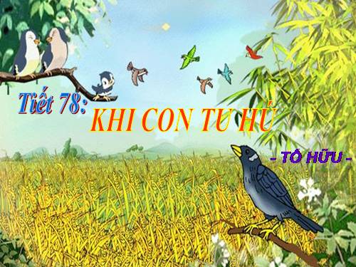 Bài 19. Khi con tu hú