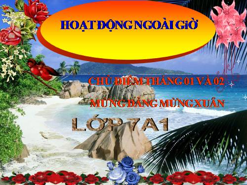 hoat dong ngoai gio len lop 7