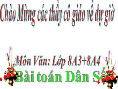 Bài 13. Bài toán dân số