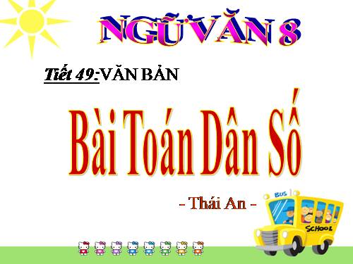 Bài 13. Bài toán dân số