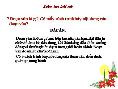 Bài 4. Liên kết các đoạn văn trong văn bản