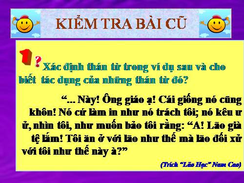 Bài 7. Tình thái từ