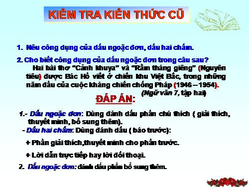 Bài 14. Dấu ngoặc kép