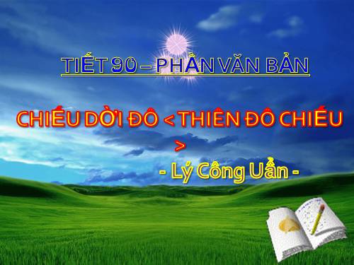 Bài 22. Chiếu dời đô (Thiên đô chiếu)