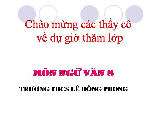 Bài 26. Hội thoại