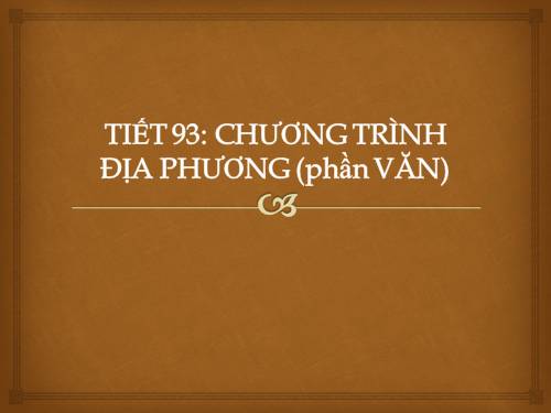 Bài 14. Chương trình địa phương (phần Văn)