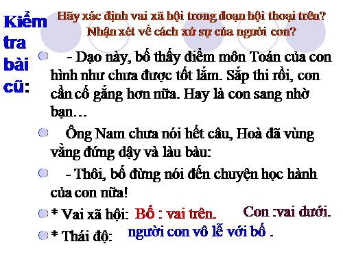 Bài 27. Hội thoại (tiếp theo)