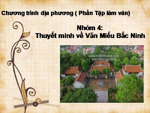 Bài 22. Chương trình địa phương (phần Tập làm văn)