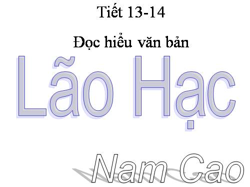 Bài 4. Lão Hạc