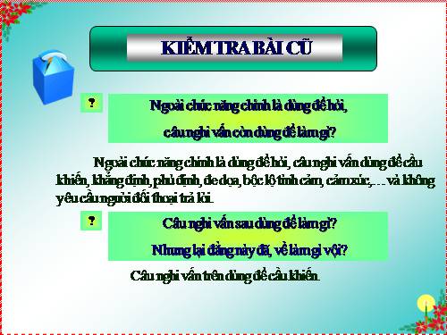 Bài 20. Câu cầu khiến