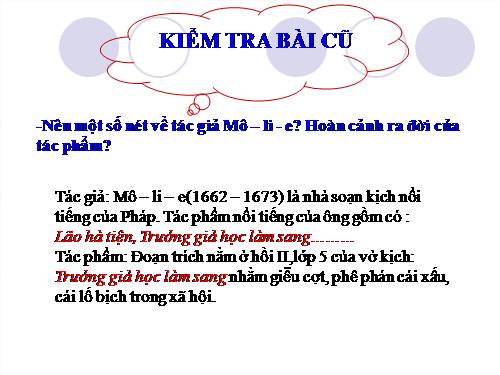 Bài 29. Ông Giuốc-đanh mặc lễ phục