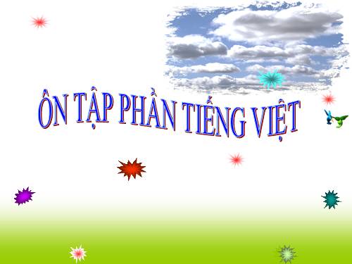 Bài 31. Ôn tập và kiểm tra phần Tiếng Việt (HK II)