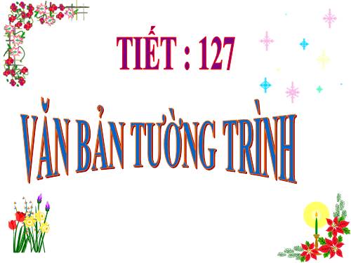 Bài 31. Văn bản tường trình