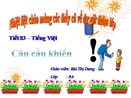 Bài 20. Câu cầu khiến