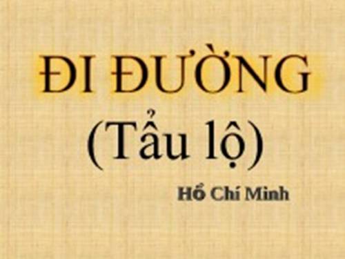 Bài 21. Đi đường (Tẩu lộ)