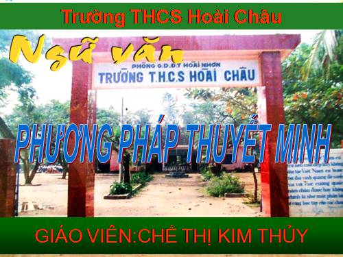 Bài 12. Phương pháp thuyết minh