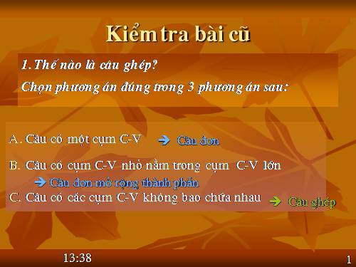 Bài 12. Câu ghép (tiếp theo)