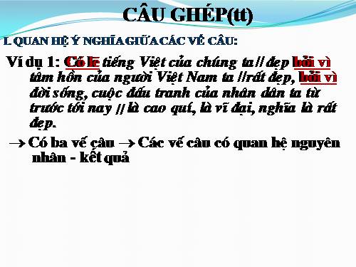 Bài 11. Câu ghép