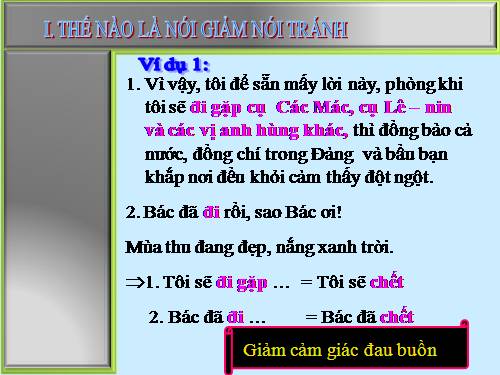 Bài 10. Nói giảm nói tránh