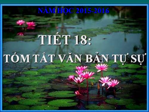 Bài 5. Tóm tắt văn bản tự sự