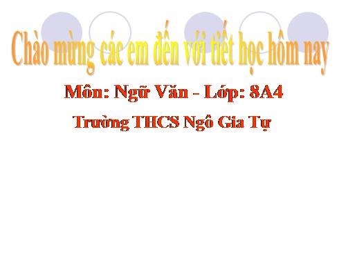 Bài 28. Lựa chọn trật tự từ trong câu