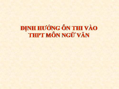 Chuyên đề ôn vào lớp 10