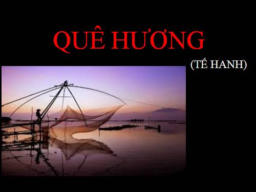 Bài 19. Quê hương