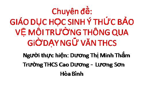 Bài 10. Thông tin về Ngày Trái Đất năm 2000