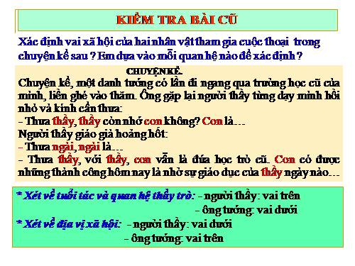 Bài 26. Hội thoại