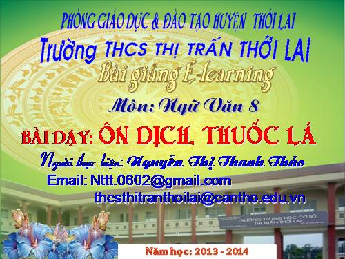 Bài 12. Ôn dịch, thuốc lá