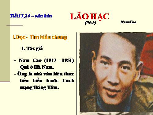 Bài 4. Lão Hạc