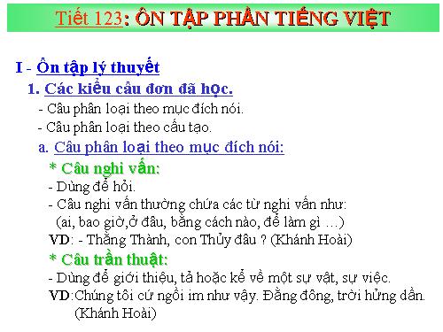 Bài 31. Ôn tập và kiểm tra phần Tiếng Việt (HK II)