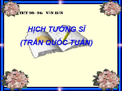 Bài 23. Hịch tướng sĩ