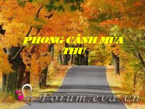 Phong cảnh mùa thu