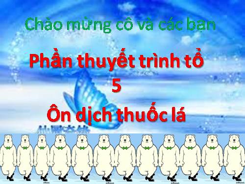 Bài 12. Ôn dịch, thuốc lá