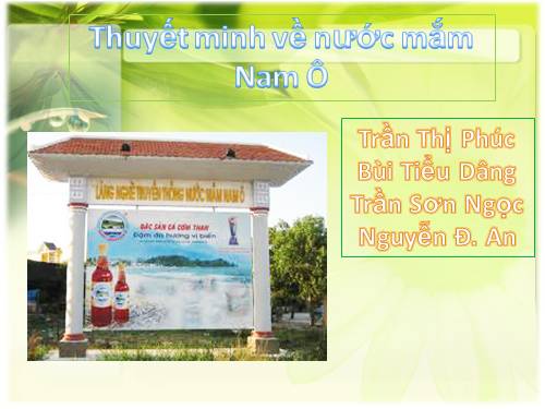 Bài 14. Luyện nói: Thuyết minh về một thứ đồ dùng