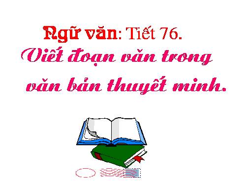 Bài 18. Viết đoạn văn trong văn bản thuyết minh